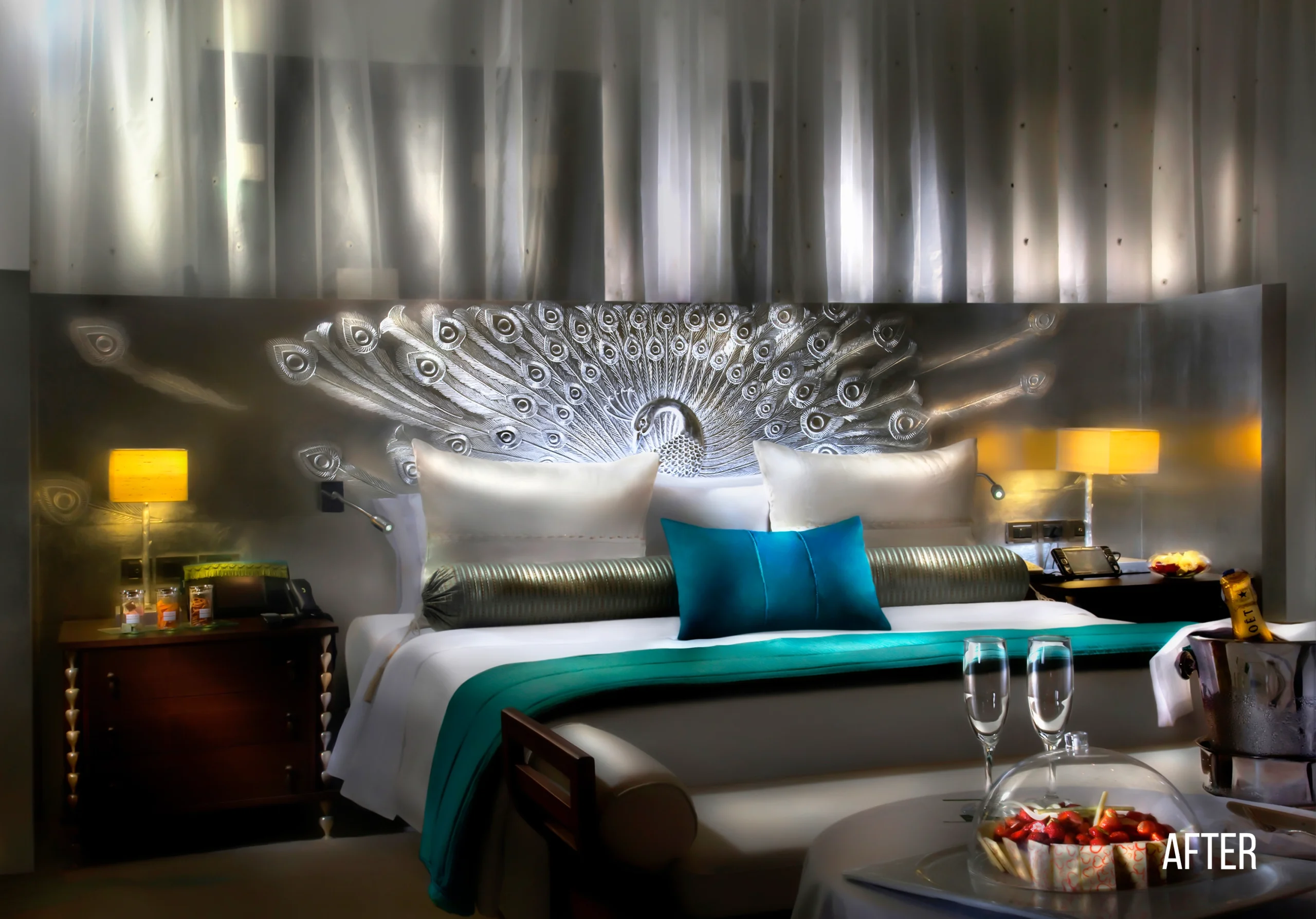 ITC Gardenia Luxury Collection Hotel Benguluru Peacock suit After image